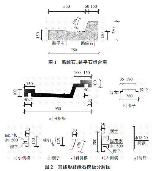 路缘石路平石整体现浇施工技术探讨